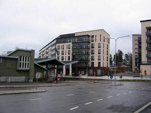 Регистратура и вьезд в кемпинг